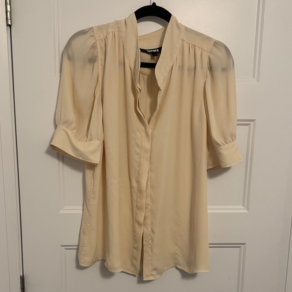 DKNY Cream Blouse